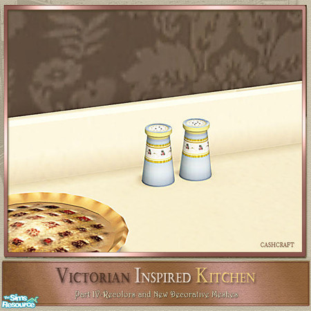 Sims 2 — Victorian Kitchen Part IV - Shakers 01 by Cashcraft — Part IV of my Victorian Inspired Kitchen includes new