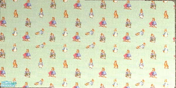 Sims 2 — Beatrix Potter Nursery - Rug by munchkin_brat — The perfect accent to this set. Beatrix Potter bunnies with