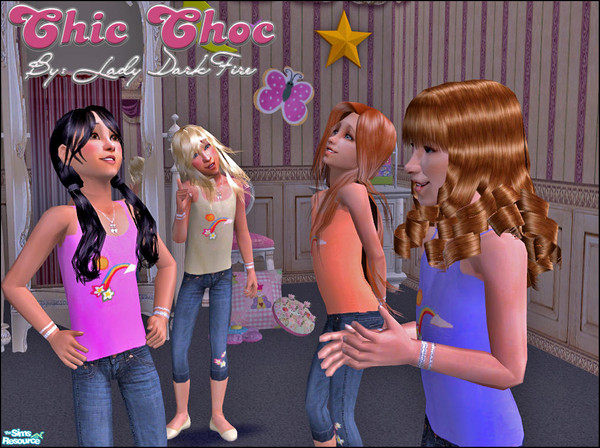 Sims 2 — Chic Choc by Lady Darkfire — Comfortable, and sporty! Great for spending the day at school or strolling through