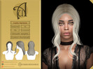 Sims 4 — Castle - Female/male straight hairstyle by AurumMusik — Castle - new long straig hairstyle with curly bangs for
