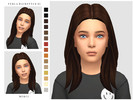 Sims 4 — Ferla Hairstyle for Child by -Merci- — New Maxis Match Hairstyle for Sims4. -EA Colours. -Unisex. -Base Game