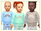 Sims 4 — Knitted Sweater Infant by bukovka — Shirt for infant of both sexes: boy and girl. Installed standalone, suitable