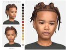 Sims 4 — Junao Hairstyle V2 for Child by -Merci- — New Maxis Match Hairstyle for Sims4. -EA Colours. -Unisex. -Base Game