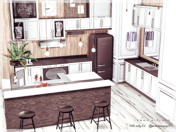 The Sims Resource Emma Kitchen Tsr Only Cc
