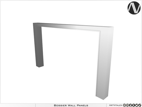 Sims 4 — Bossier Big Wall Niche Medium by ArtVitalex — Decorative Collection | All rights reserved | Belong to 2023