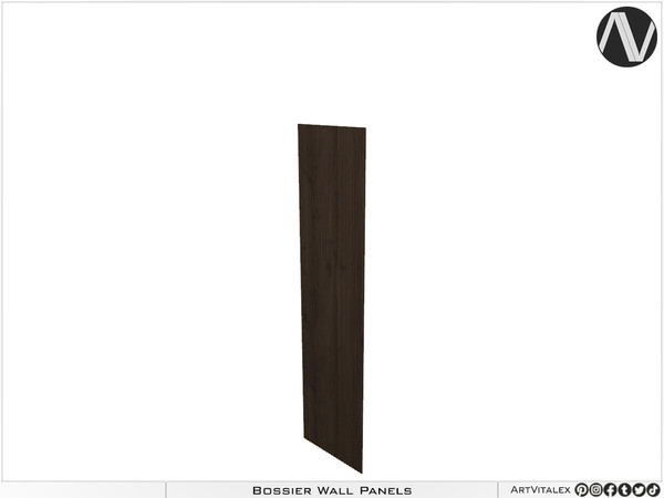Sims 4 — Bossier Vertical Direction Wall Panel Medium by ArtVitalex — Decorative Collection | All rights reserved |