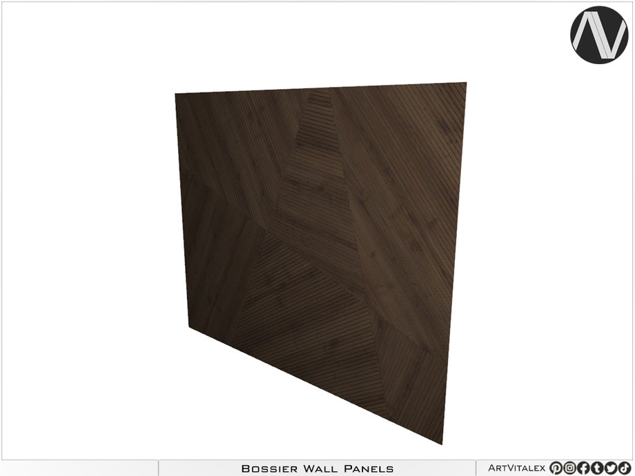 The Sims Resource Bossier Asymmetrical Directional Wall Panel Tall