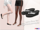 Sims 4 — Sequins flip flops / 214 by Arltos — 6 colors. HQ compatible.