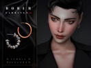 Sims 4 — Double small Earrings by Bobur2 — Double small Earrings fo female 4 colors I hope you like it