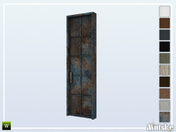 Sims 4 — Milton Door Privat 1x1 by Mutske — Set of construction items like windows, beams column and a lot more. Make