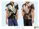 Sims 4 — Kaleb Top by Black_Lily — YA/A/Teen 8 Swatches New item