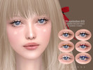 Sims 4 — 2D eyelashes A13 by ANGISSI — *PREVIEWS MADE USING HQ MOD *Makeup category *6 colors *Sliders compatible *HQ mod