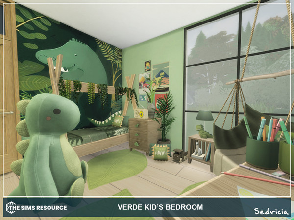 The Sims Resource - Verde Kids' Bedroom - CC TSR