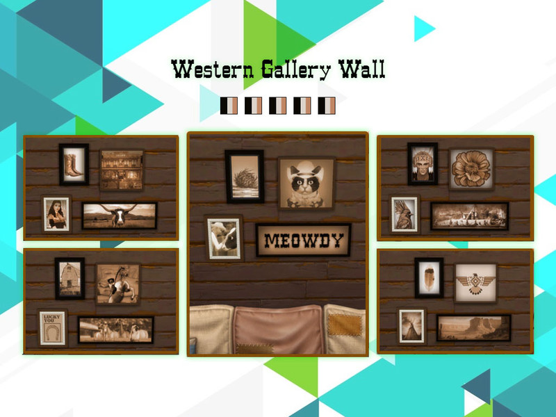 Sims 4 Westerm Photo Collages by Libby_Letters
