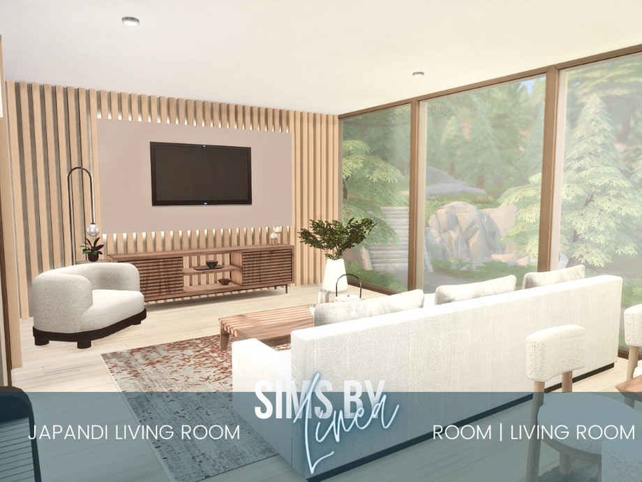The Sims Resource Japandi Living Room