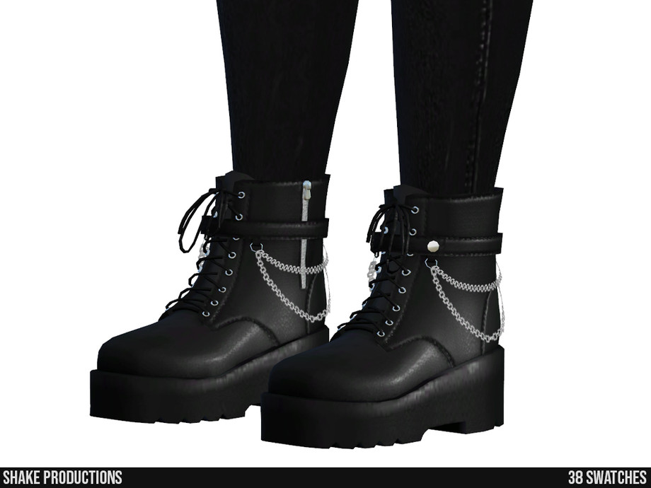 The Sims Resource - Leather Boots (Male) - S072303