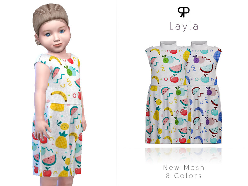 Sims 4 Layla for Toddler by Praft