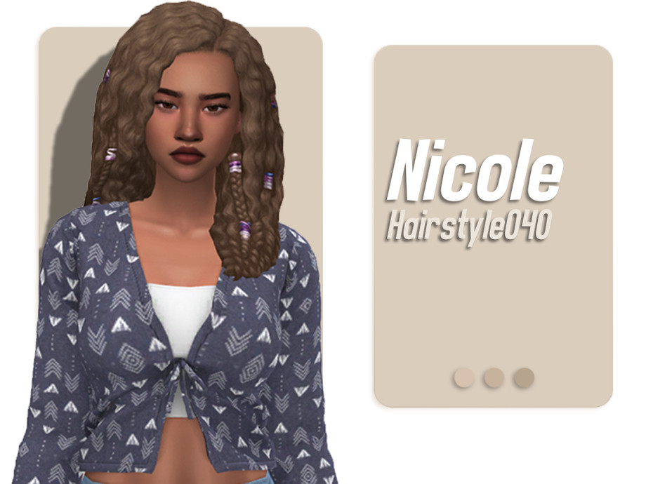 The Sims Resource - Nicole Hairstyle