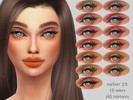 Sims 4 — MELDEANNE - EYELINER #23 by MELDEANNE — - Makeup Category - Eyeliner - 13 Colors - HQ Compatible - HQ Textures -
