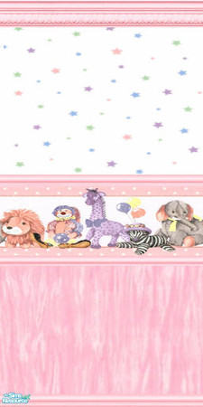 Sims 2 — Nursery 2 by devilishdawn — wall