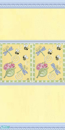 Sims 2 — Bugs yellow by devilishdawn — wall
