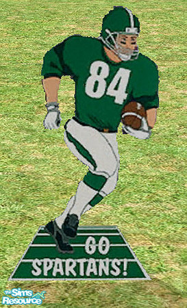 Sims 2 — Large Sign Recolors - Team Spirit by munchkin_brat — Celebrate your school spirit with this sign.