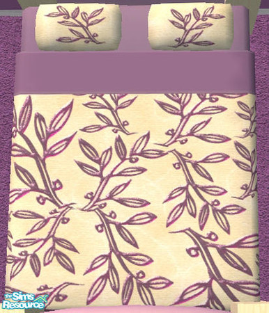 Sims 2 — Continental Bedroom - Bedding by Cloisonne — 