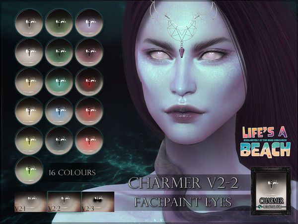 Sims 4 — RemusSirion_eyes_326_CharmerV2-2_LifesABeach.package by RemusSirion — Charmer, facepaint eyes in 15-16 colours,