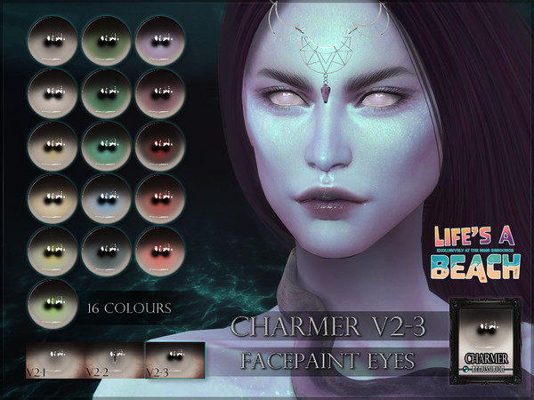 Sims 4 — RemusSirion_eyes_326_CharmerV2-3_LifesABeach.package by RemusSirion — Charmer, facepaint eyes in 15-16 colours,