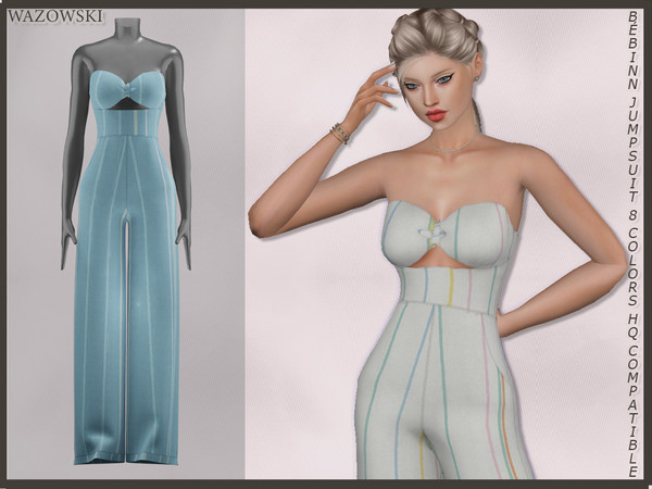 Sims 4 —  by _WAZOWSKI_ — All Texture Maps New Mesh 8 Colors