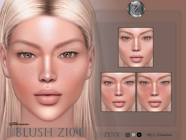 Sims 4 — [ZENX] BLUSH Z104+HQ by ZENX — Base Game