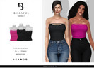 Sims 3 — Ribbed Bandeau Top by Bill_Sims — This top features a ribbed material with a bandeau design! - Female, YA/Adult