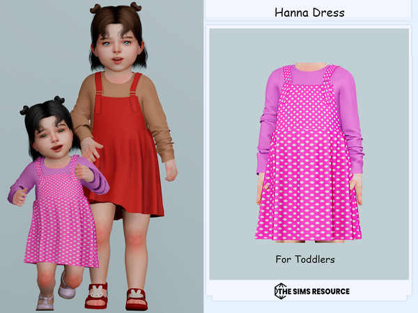 The Sims Resource - Hanna Dress toddler