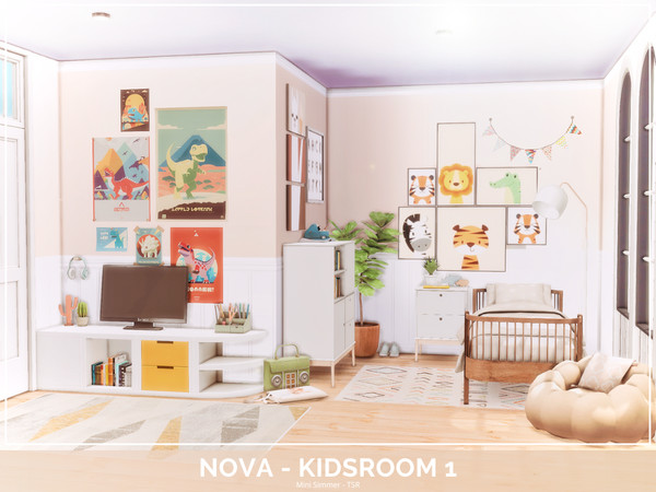 Sims 4 — Nova - kidsroom 1 by Mini_Simmer — Room type: Kidsroom