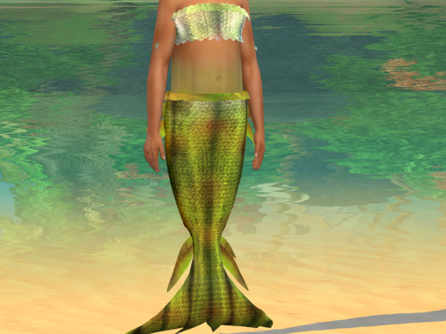 The Sims Resource - Life's A Beach Little Mermaid Tail for Child