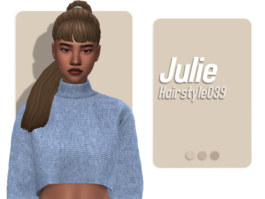 The Sims Resource - Julie Hairstyle
