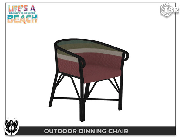 Sims 4 — Nemesis_im - Outdoor Dinning Chair by nemesis_im — Designed by Nemesis Outdoor Dinning Set / 2023