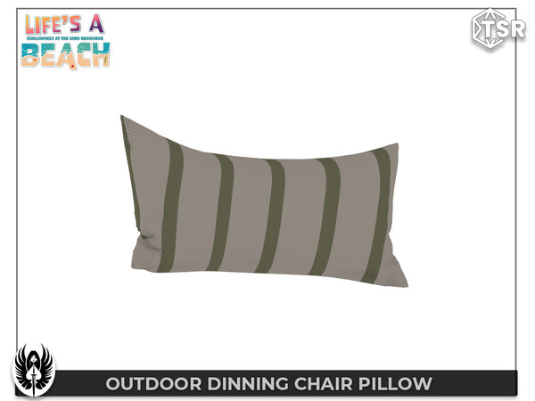 Sims 4 — Nemesis_im - Outdoor Dinning Chair  Pillow by nemesis_im — Designed by Nemesis Outdoor Dinning Set / 2023