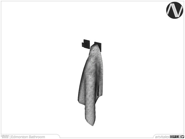 Sims 3 — Edmonton Towel Holder by ArtVitalex — Bathroom Collection | All rights reserved | Belong to 2023 ArtVitalex@TSR