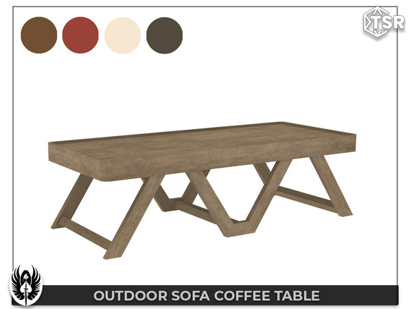 Sims 4 — Nemesis_im - Outdoor Sofa Coffee Table by nemesis_im — Designed by Nemesis_im Outdoor Sofa Set / 2023
