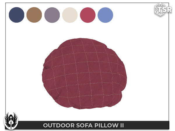 Sims 4 — Nemesis_im - Outdoor Sofa Pillow II by nemesis_im — Designed by Nemesis_im Outdoor Sofa Set / 2023