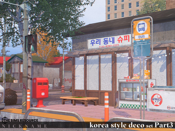 Sims 4 — korea style deco set_floor V1.package by NICKNAME_sims4 — korea style deco set Part3