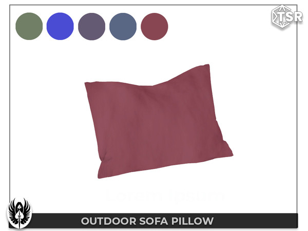 Sims 4 — Nemesis_im - Outdoor Sofa Pillow by nemesis_im — Sets of furniture from Outdoor Sofa Set II This set includes 7