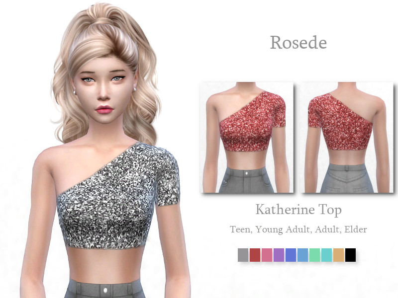 Sims 4 The Sims Resource | Katherine Top by TSR Creator