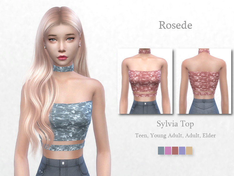 Sims 4 The Sims Resource | Sylvia Top by TSR Creator