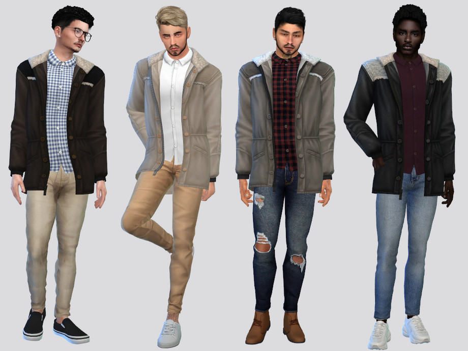 The Sims Resource - Juancho Button Jacket (Horse Ranch EP Required)