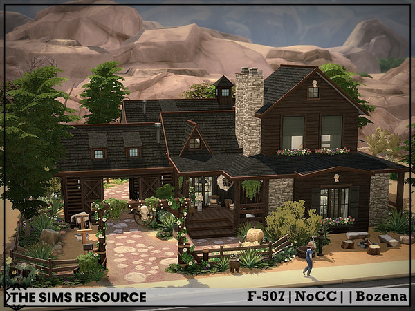 Sims 4 — F-507 by Bozena — he house is located in the Oasis Spring . Have fun bathroom -1