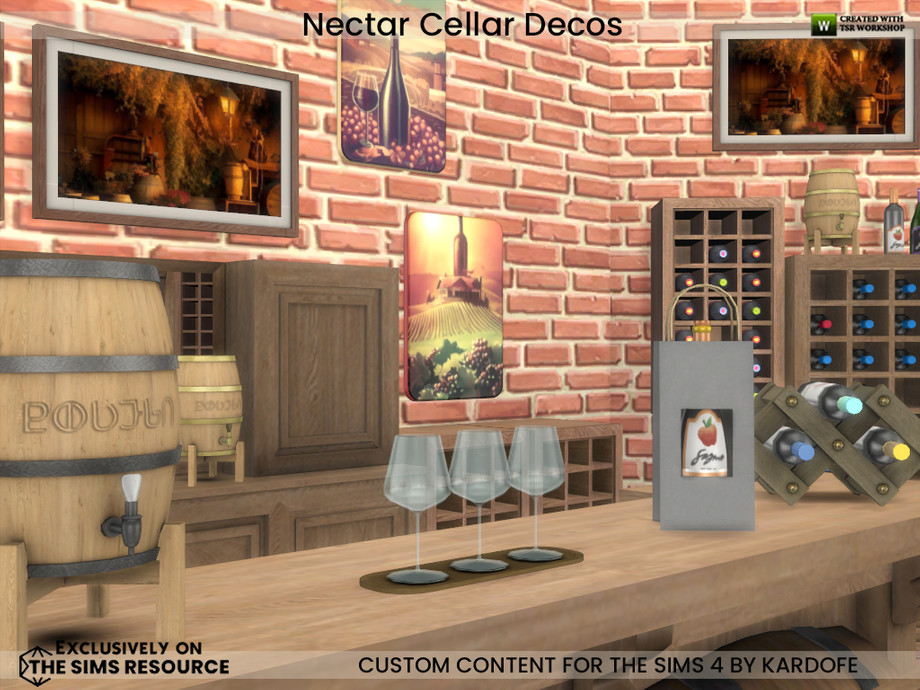 The Sims Resource Nectar Cellar Decos