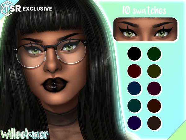 Sims 4 — Attention Eyeliner by Willeekmer — BGC