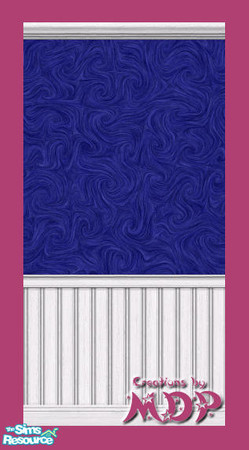 Sims 2 — MDP Navy Swirl Panels in White by MelandStv — There are 20 colourful walls in this set. They are part of my